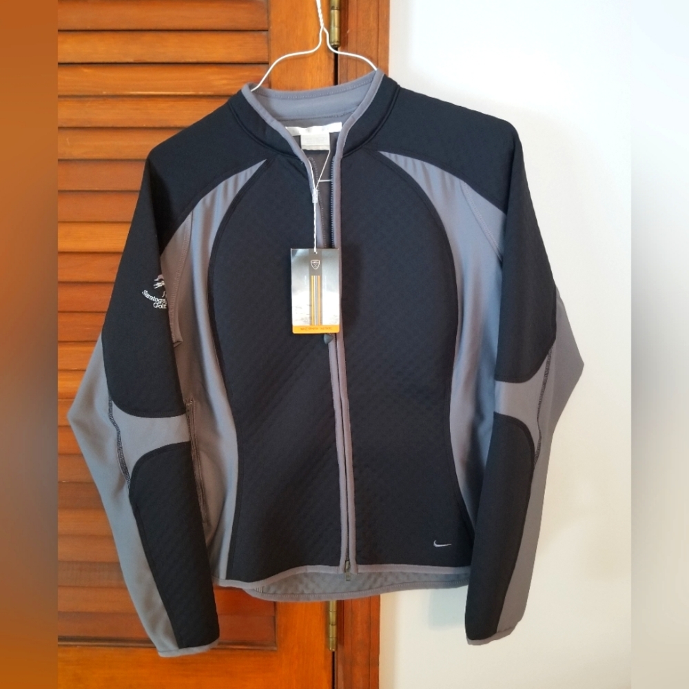 Nike Golf jacket black and gray size Medium Never Worn